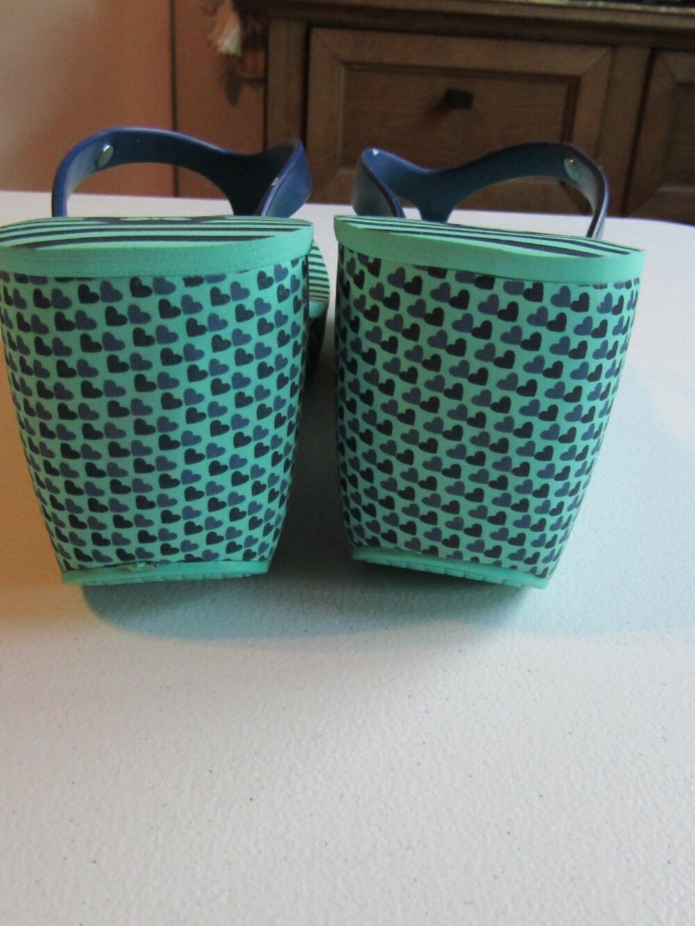 Zaxy Lipstick 2 Wedge Platform Flip Flop Sandals - Picture 6 of 9